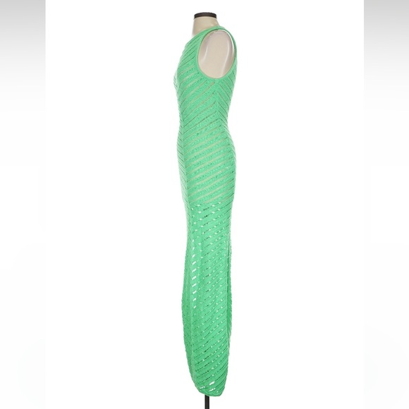 SHANI SHEMER MAXI DRESS BOHO CROCHET CUTOUT MAXI DRESS XS - Picture 6 of 6